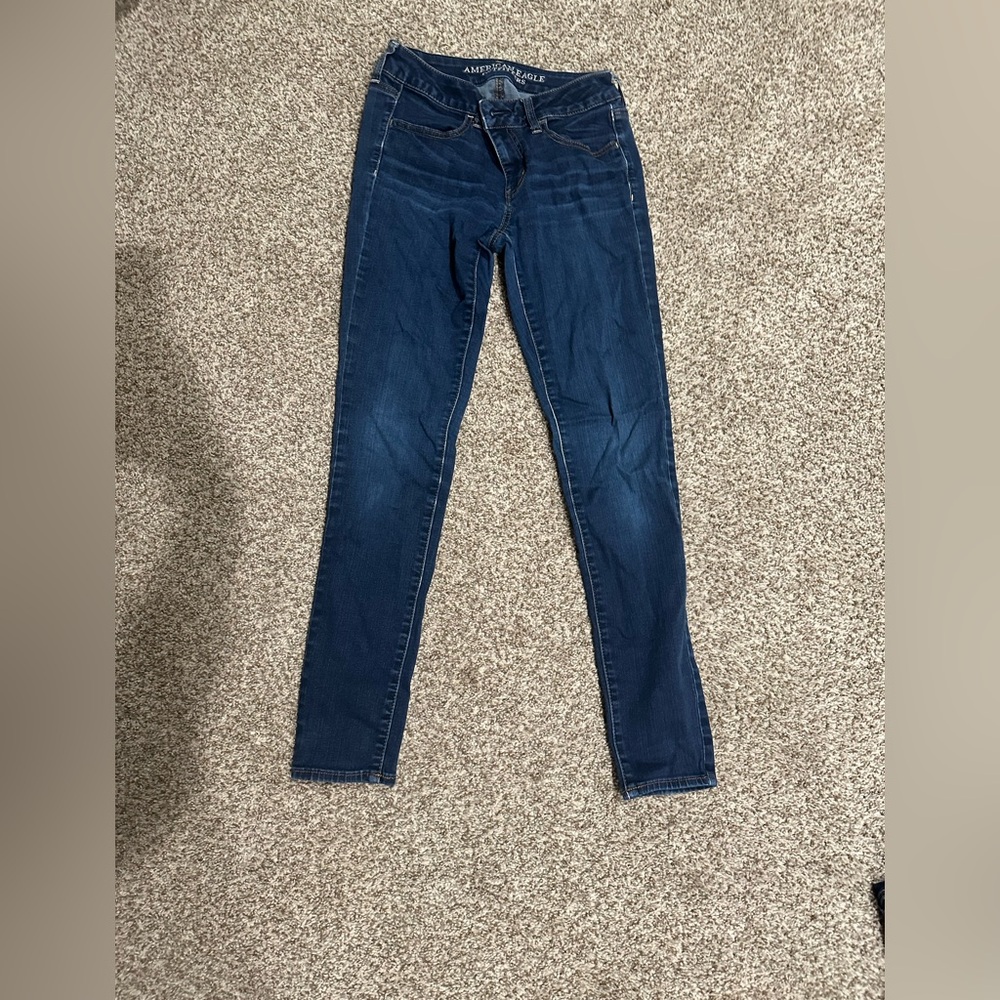 American Eagle Dark Blue Skinny Jeans